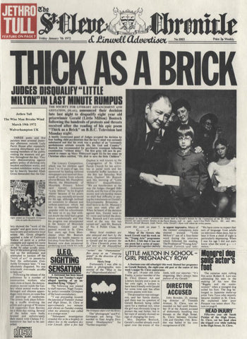 Jethro Tull Live At Wolverhampton, England 3-19-1972 TAAB Tour 2CD Set