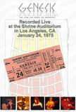 Genesis The Lamb Live At The Shrine 1975 3-disc 2Cd/Dvd Set