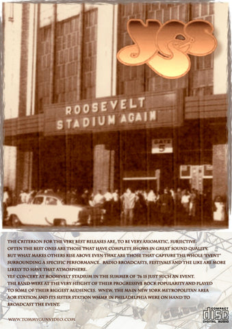Yes In Concert At Roosevelt Stadium June 17, 1976 2CDr Set