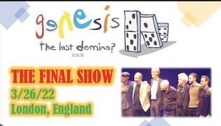 Genesis 02 Arena, London UK March 26, 222 - The Final Domino