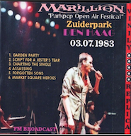 Marillion PinkPop, March 7, 1983